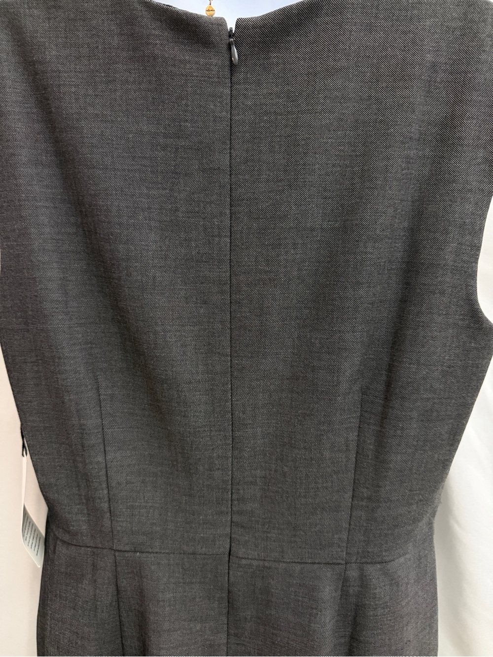 Ann Taylor Dark Charcoal V-Neck Sheath Dress - Picture 4 of 9